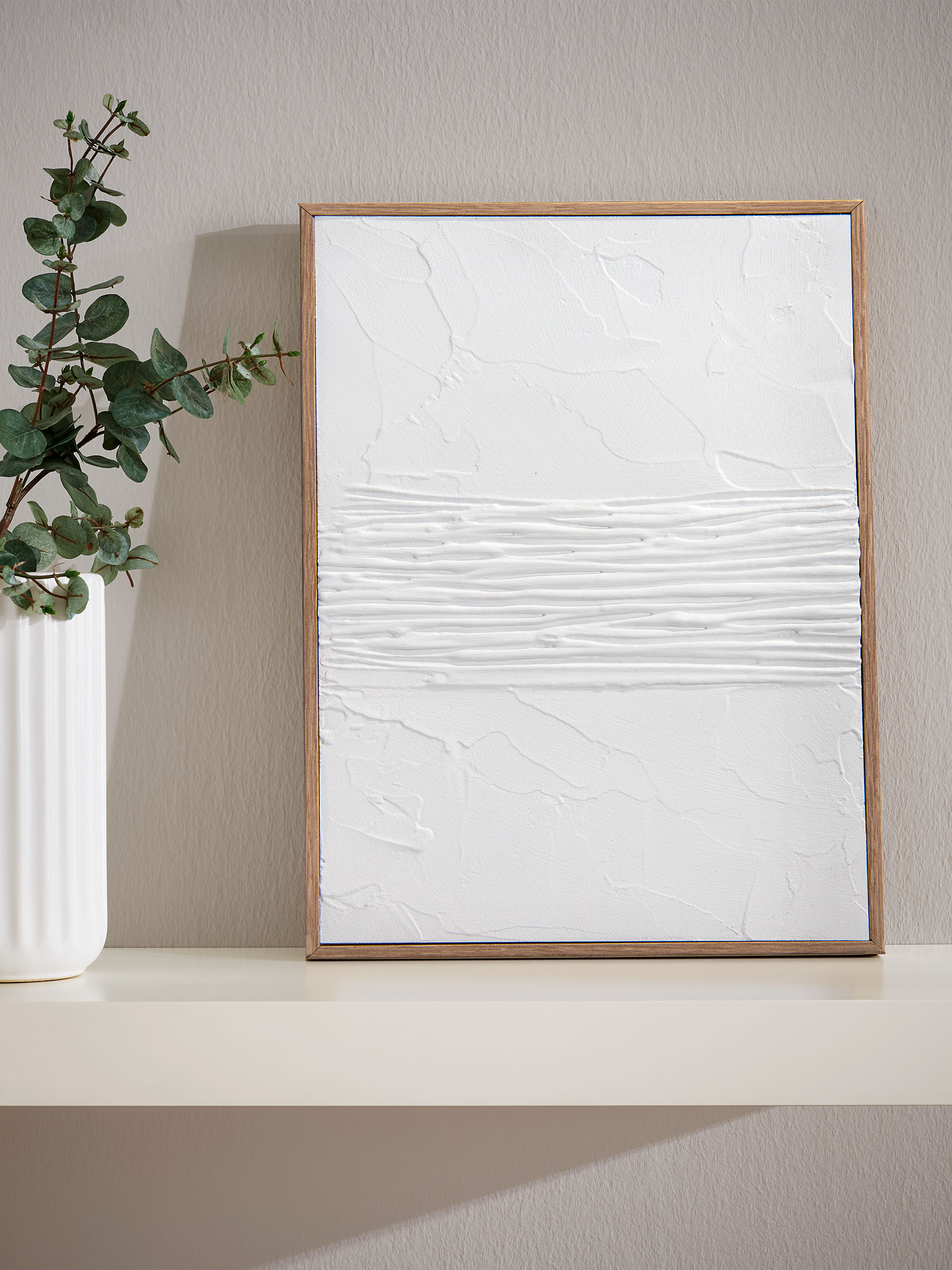 Skarvanes Leinwandbild, Weiss