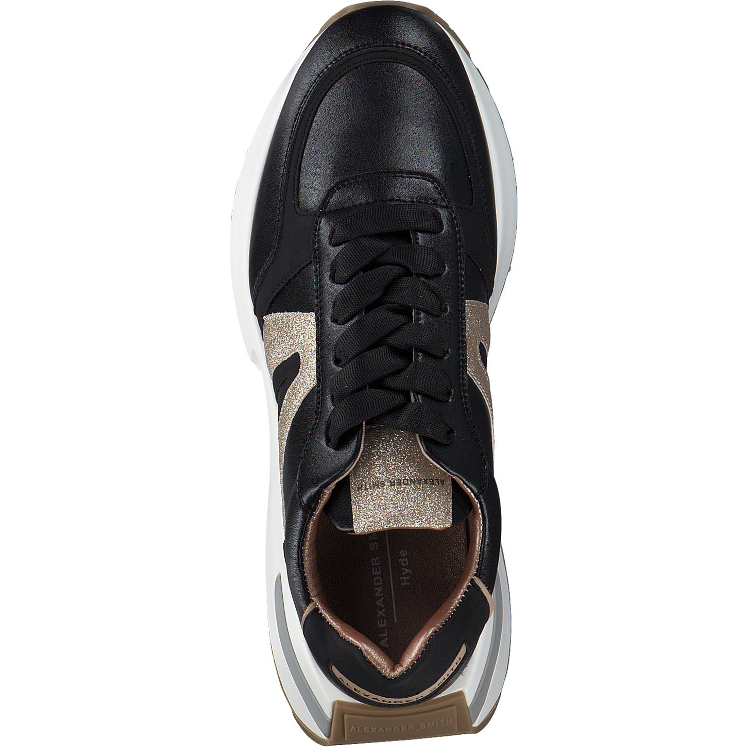 Alexander Smith Hyde AY S1D, Schnürschuhe, Damen, Schwarz