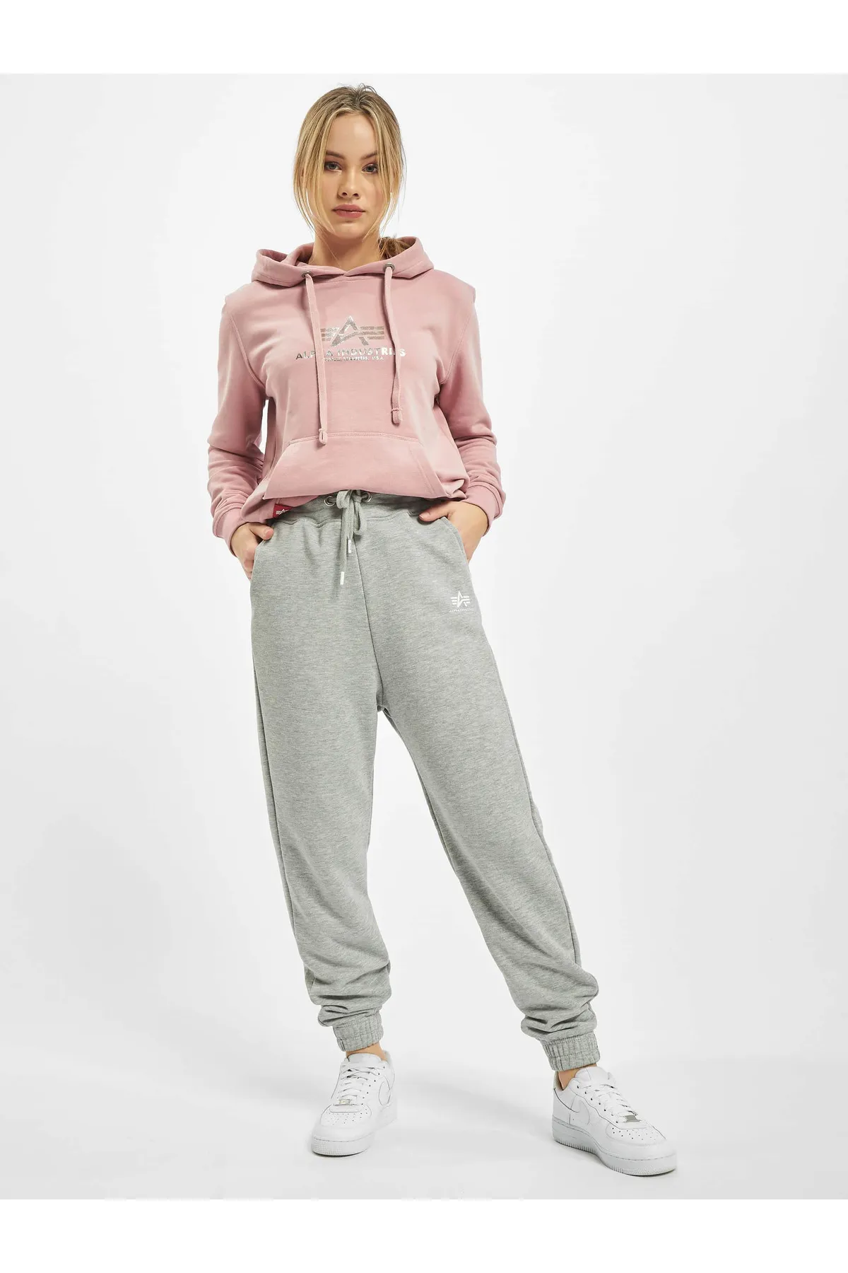 Alpha Industries  Jogginghose - Grau - Slim