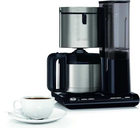 BOSCH Filterkaffeemaschine TKA8A683 Styline, 1,1l Kaffeekanne, Papierfilter 1x4, mit Thermokanne