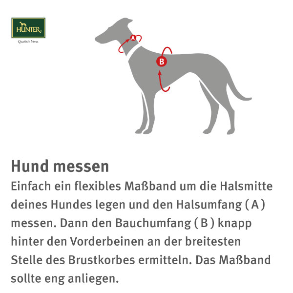 Hunter Neopren Geschirr schwarz/grau günstig kaufen bei ZooRoyal