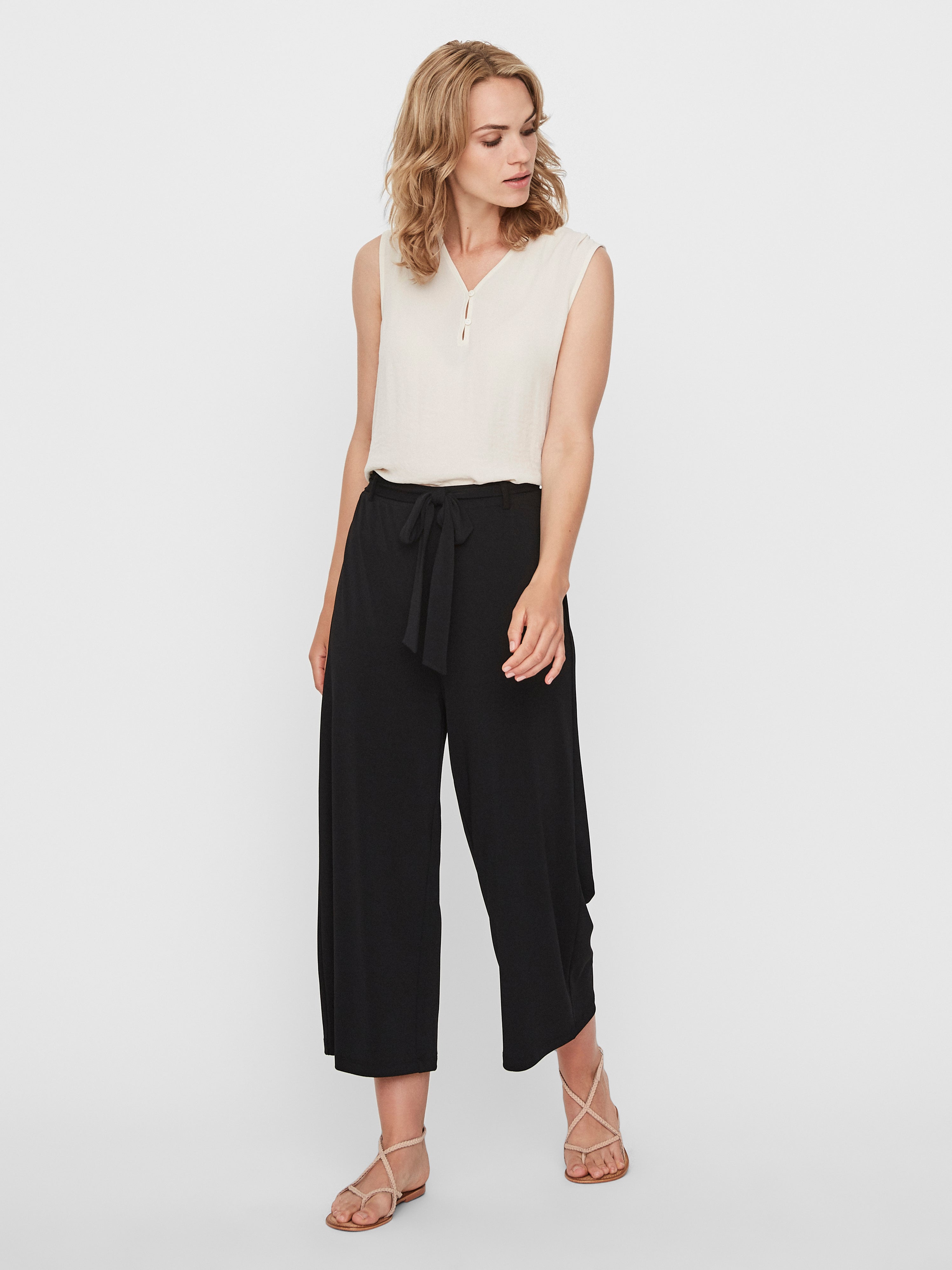 VMMILLA Hohe Taille Culottehose