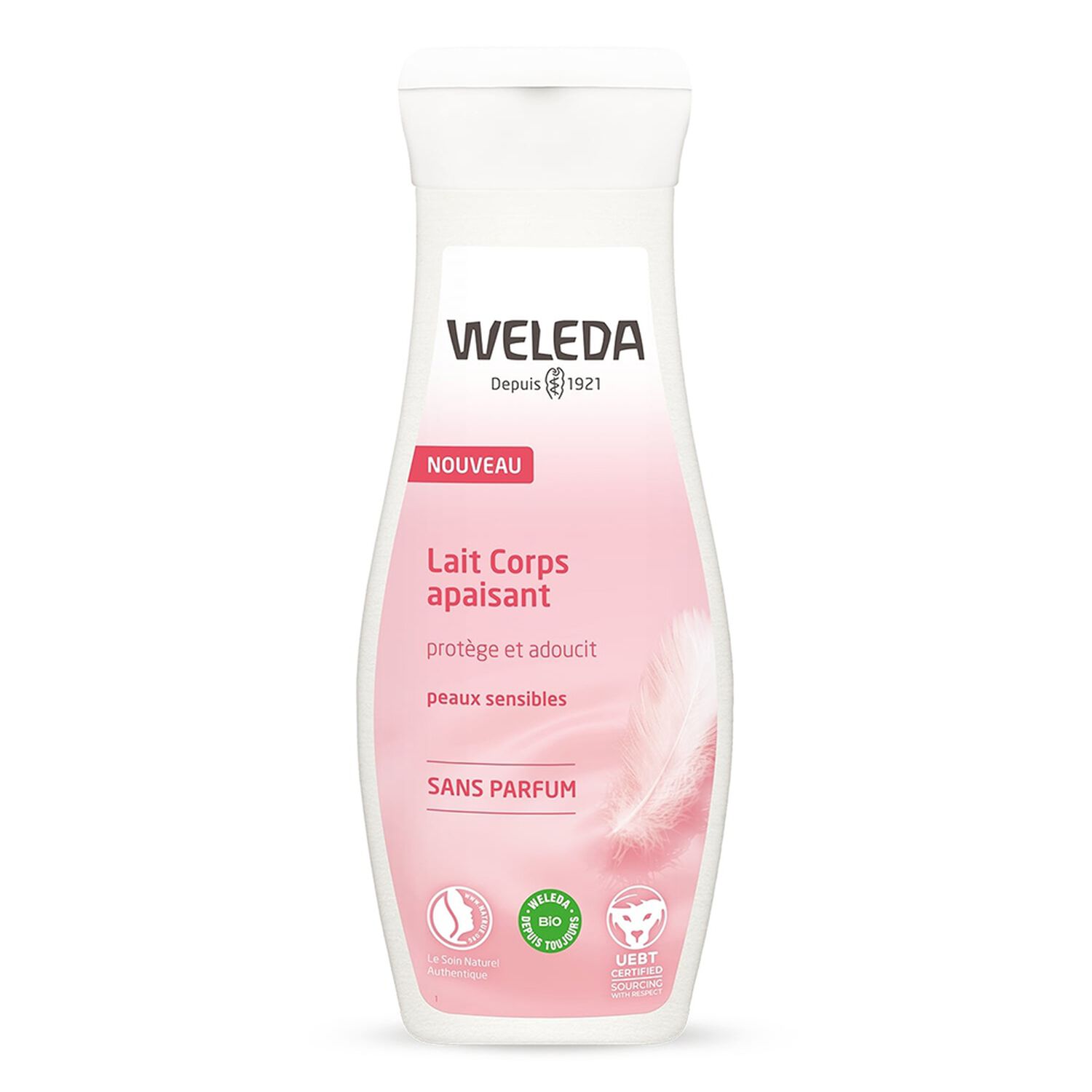 Weleda Lait Corps Apaisant Peaux Sensibles, Sujettes aux Allergies - Sans Parfum - 200 ml