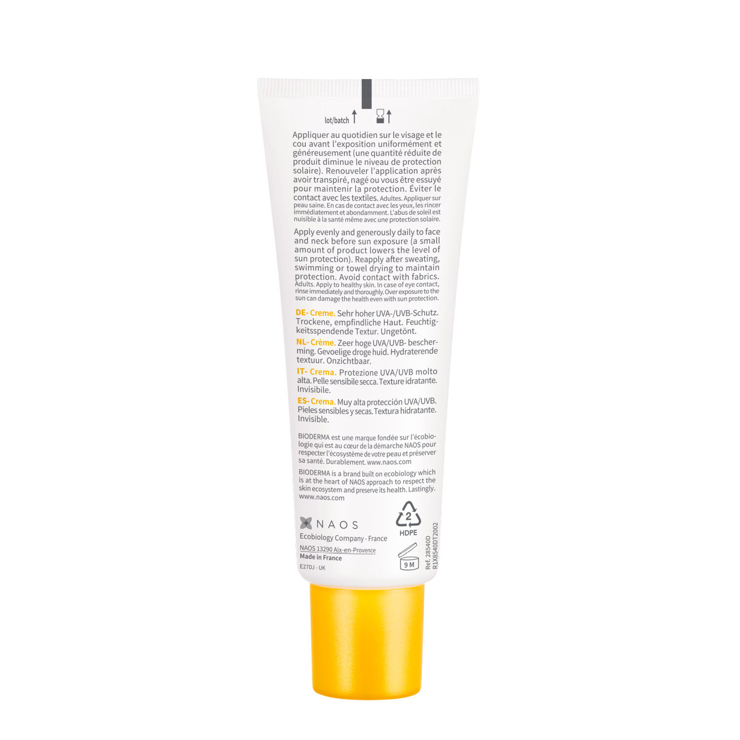 Bioderma Photoderm Crème Invisible - Peaux Sensibles - SPF50+ 40 ml