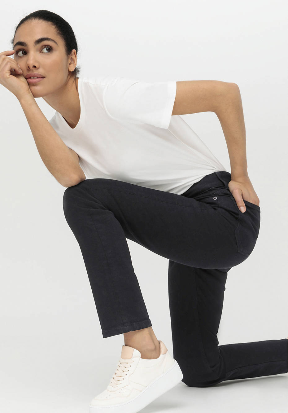 Coreva™ Jeans LINN High Rise Slim aus Bio-Denim