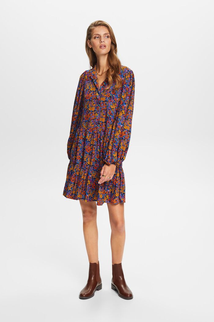 Minikleid mit Print, LENZING™ ECOVERO™