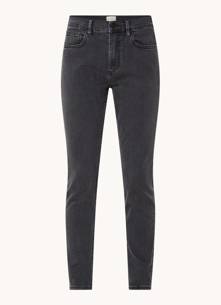 Blugi French Connection cu talie înaltă și croială elastică și skinny pe picioare