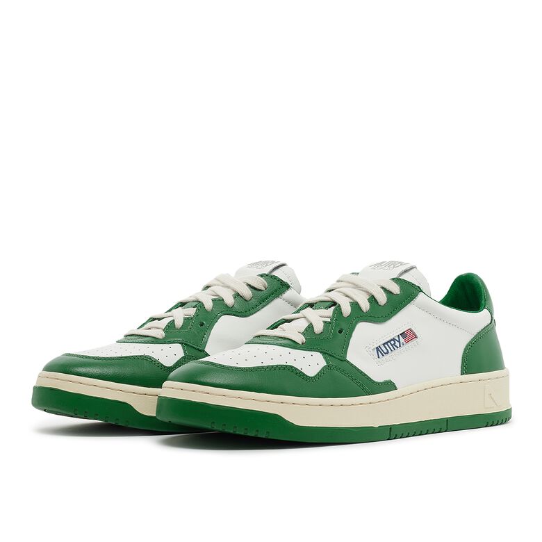 Autry 01 Low WB03 white/green