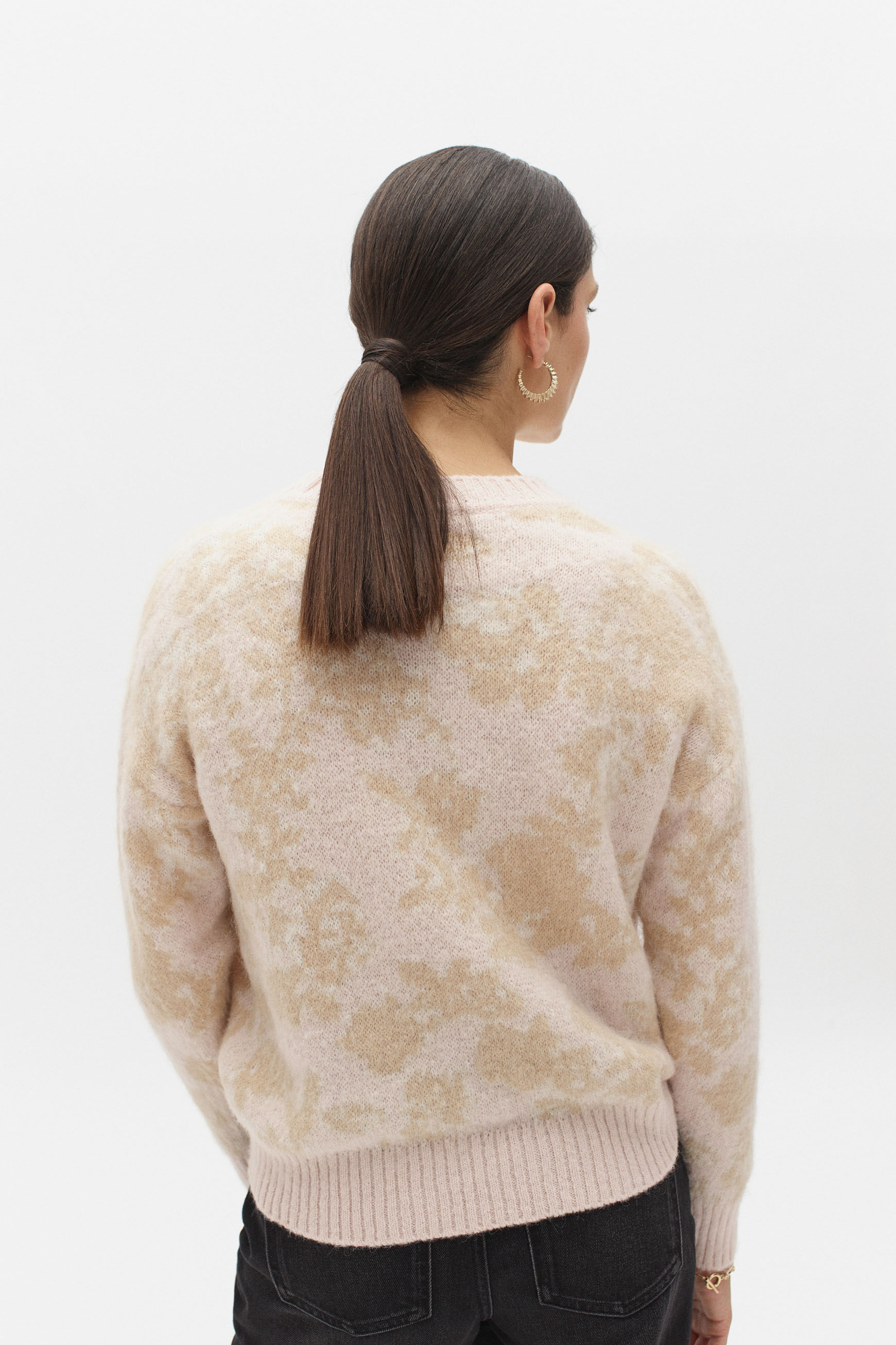 pull estelle rose clair femme