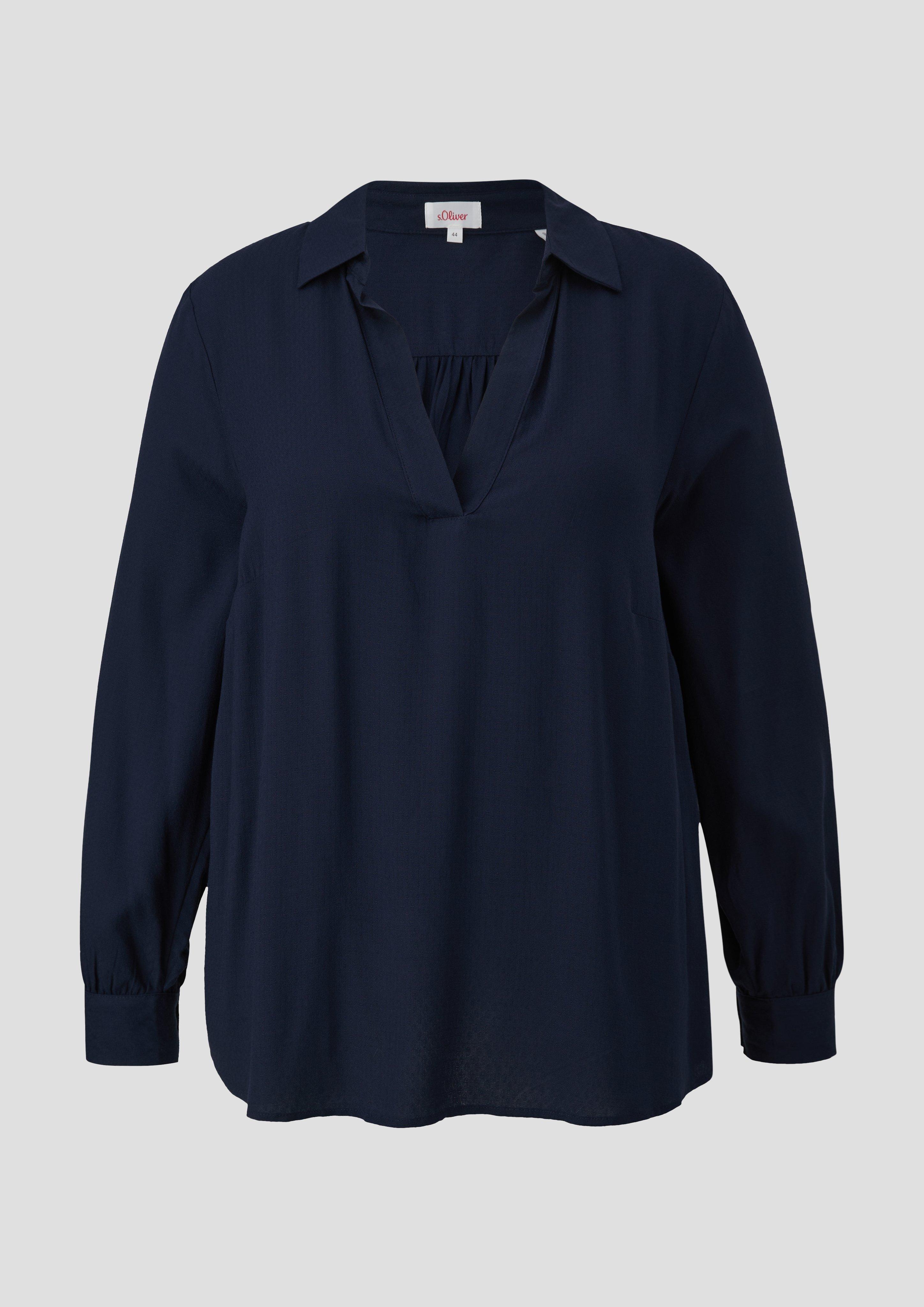 Viskosebluse mit All-over-Print  2151565-5959