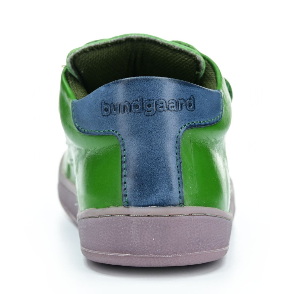 Bundgaard Blake Strap Green grüne Barfuß-Halbschuhe
