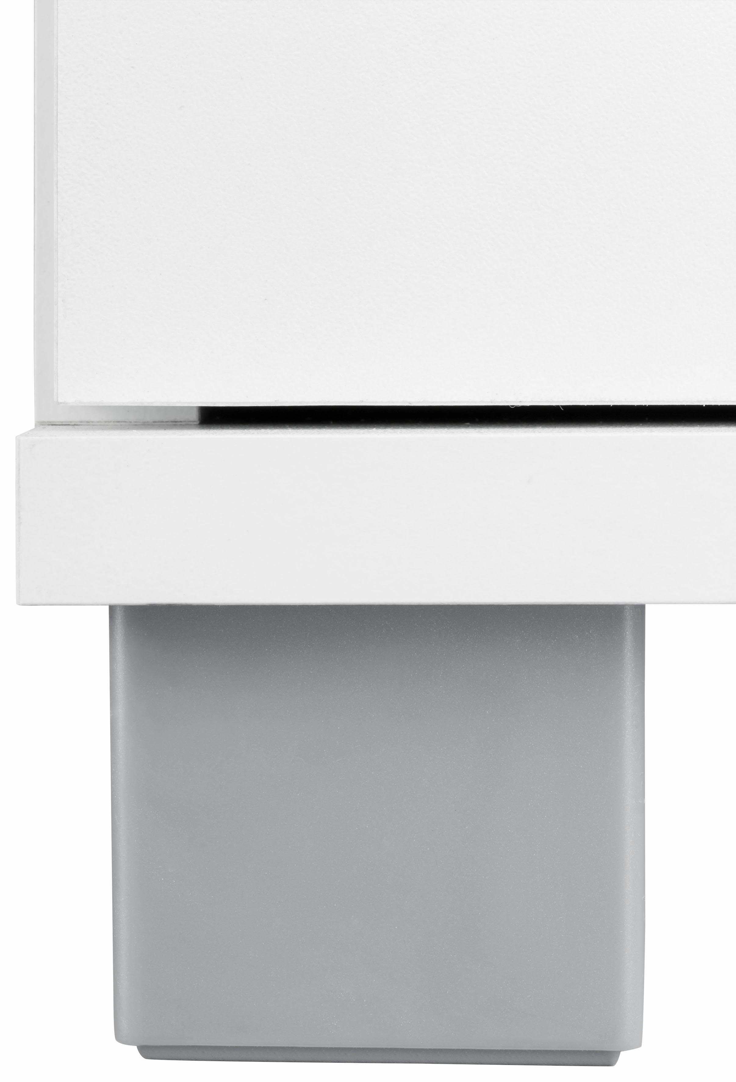 Schildmeyer Hochschrank Emmi Breite 60 cm, Metallgriffe, mit 2 Schubkästen