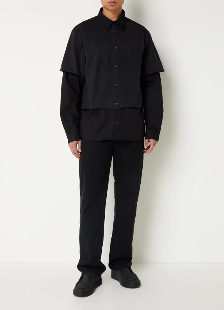 Chemise Diesel S-Gaston coupe classique avec logo brodé