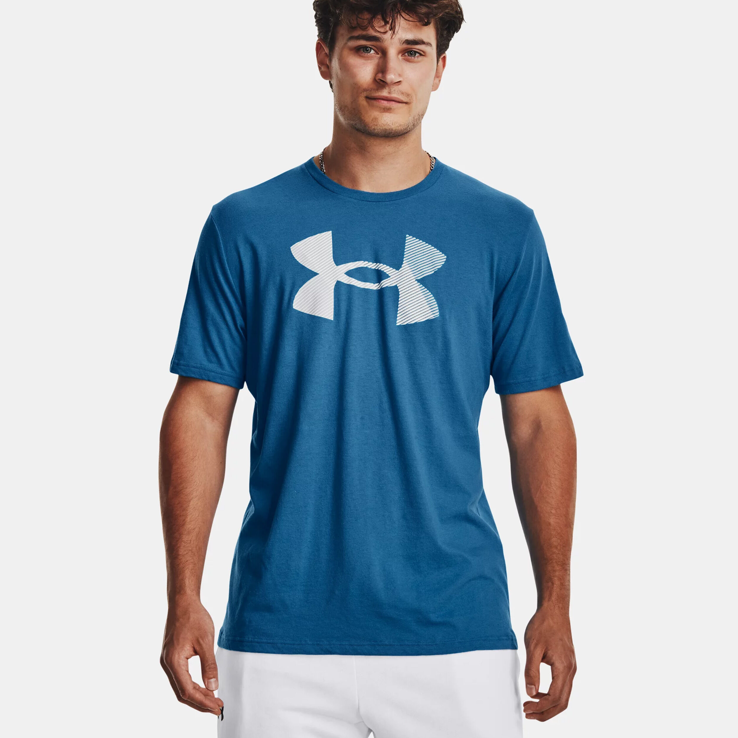 Big Logo Fill T-Shirt Herren - Blau, Grau