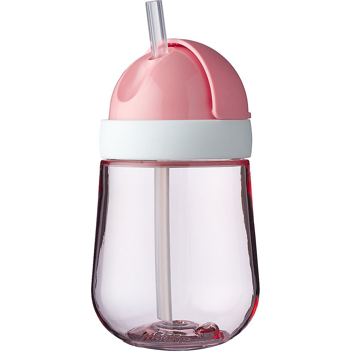 Kindertrinkbecher mit Trinkhalm MIO deep pink, 300 ml