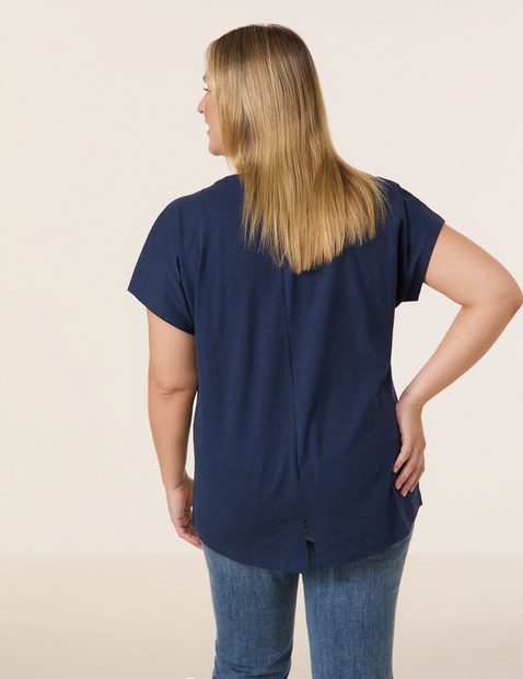 Kurzarmshirt mit Leopard-Motiv