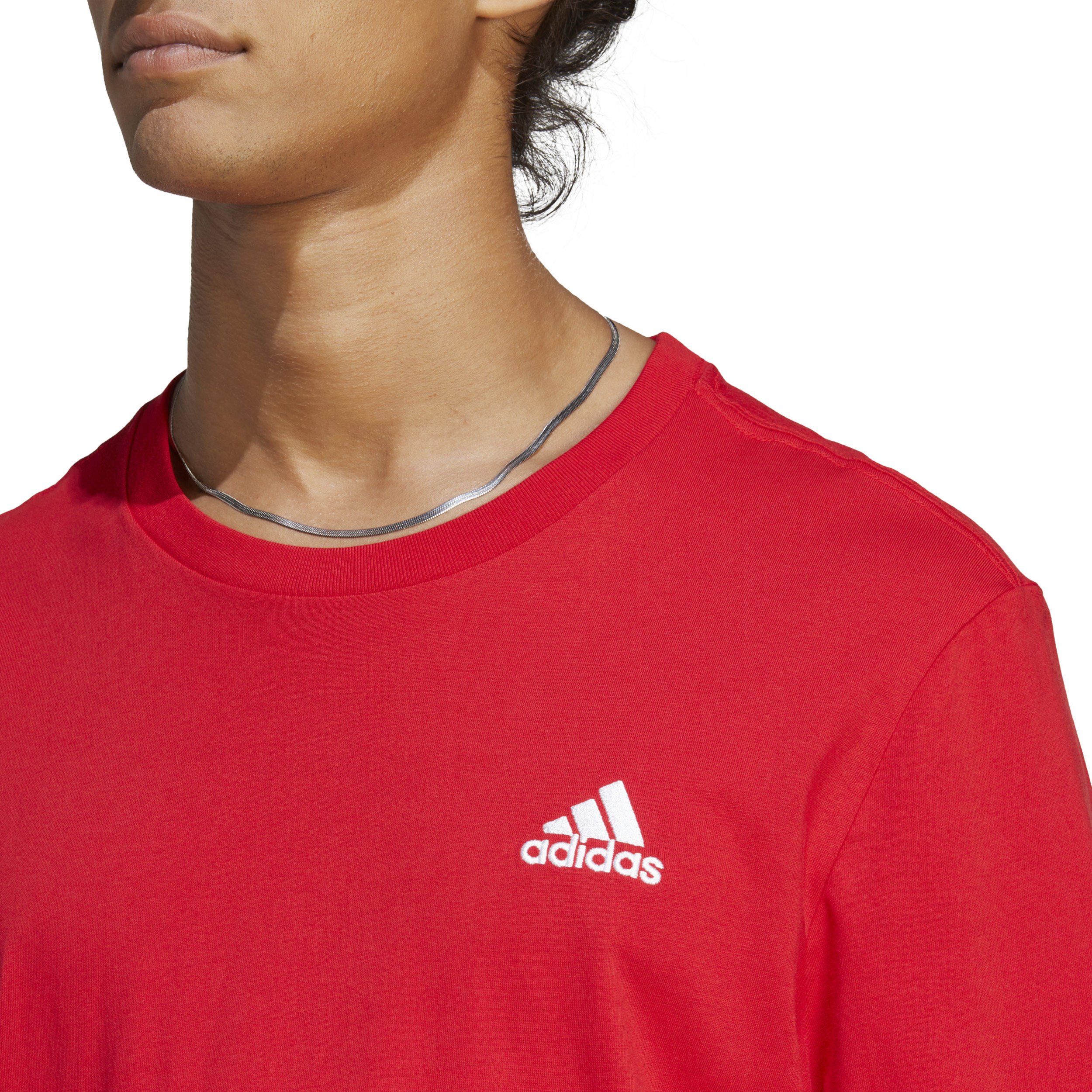 Sleeveless Single Jersey T-Shirt Herren - Rot