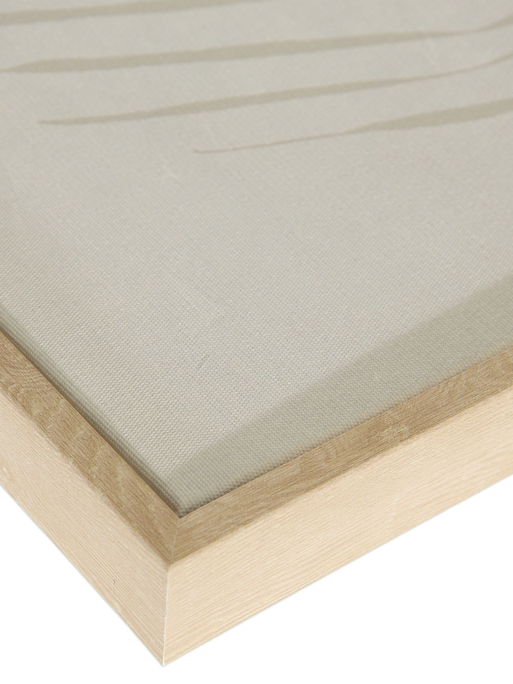 Koluno Leinwand-Druck-handbemalt, D'grau/weiss