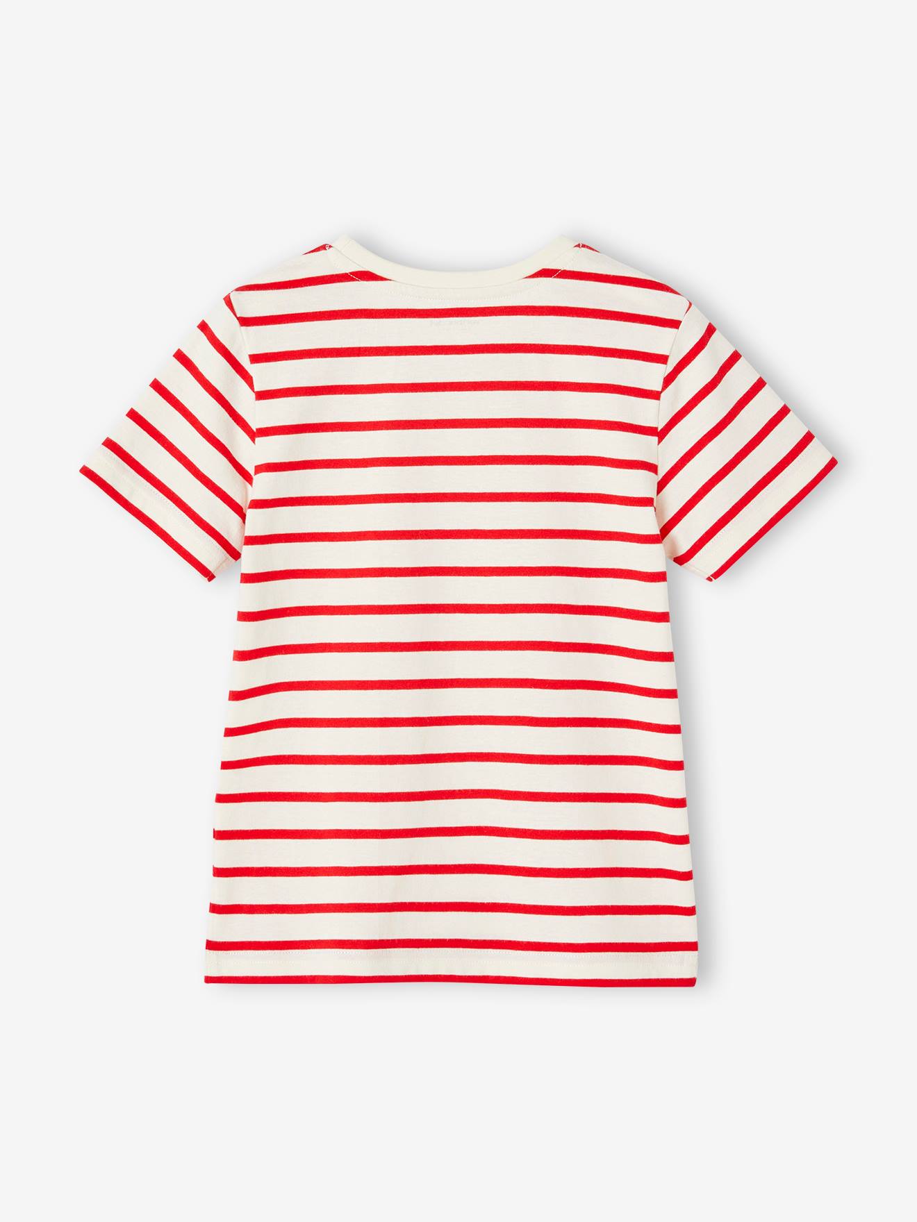 Vertbaudet Jungen T-Shirt mit Streifen Oeko-Tex - gelb gestreift
