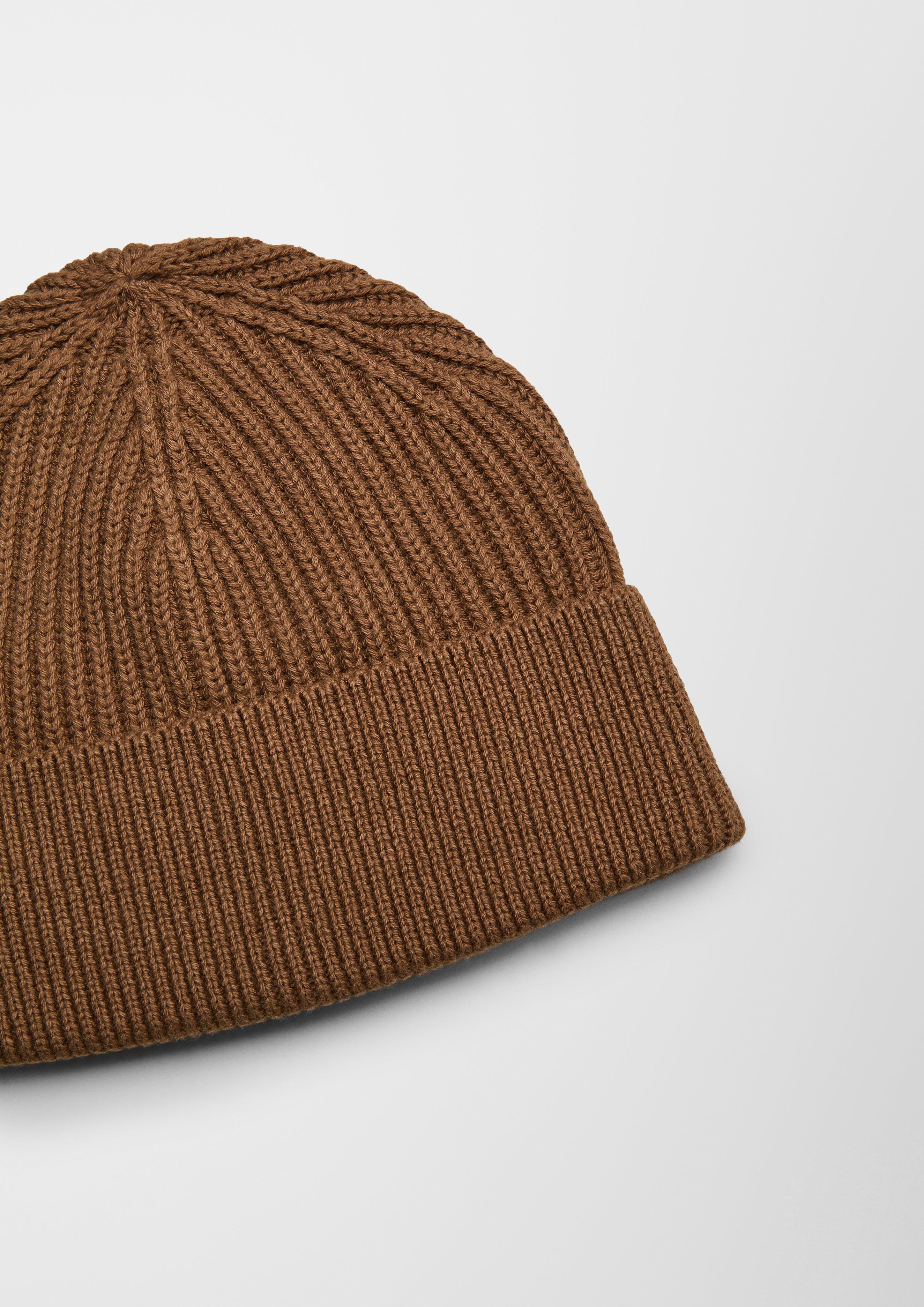 Strickmütze mit Rippblende  2119581-8592
