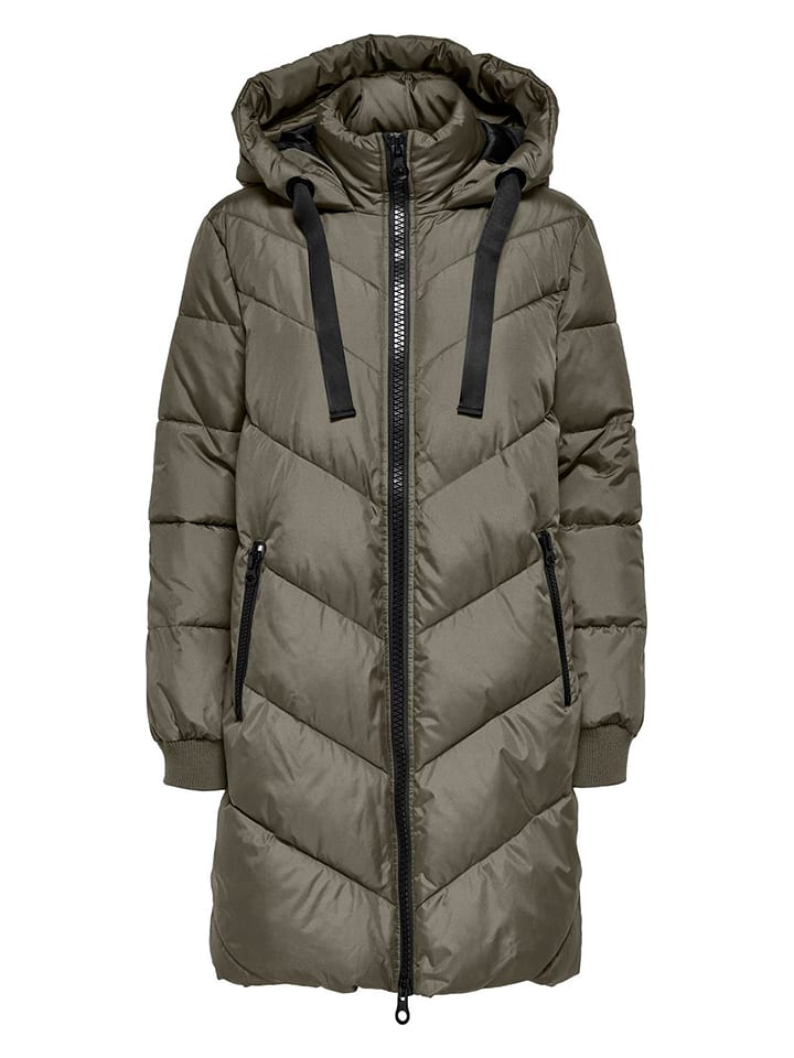JDY Steppmantel in Khaki günstig kaufen