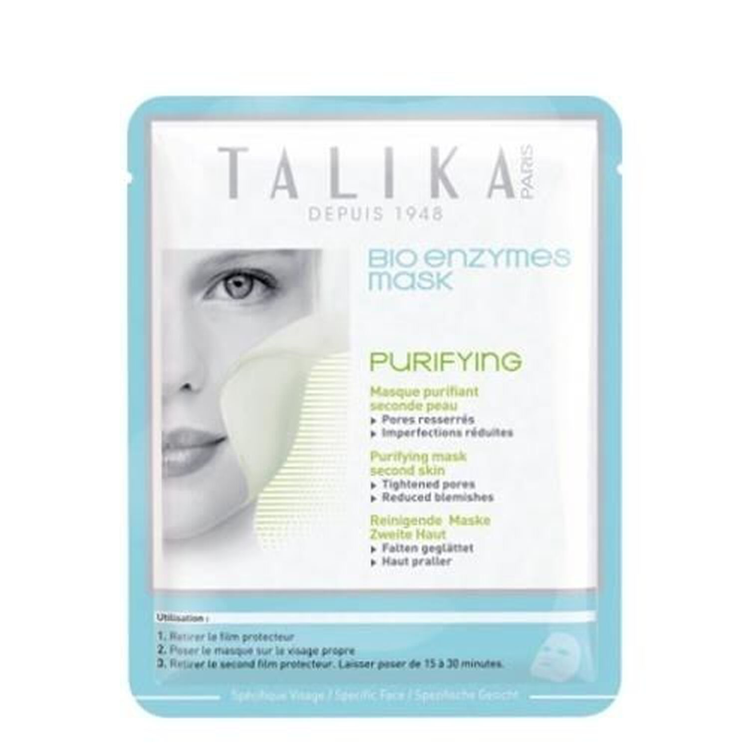 Talika Bio Enzymes Mask Masque Purifiant en Biocellulose