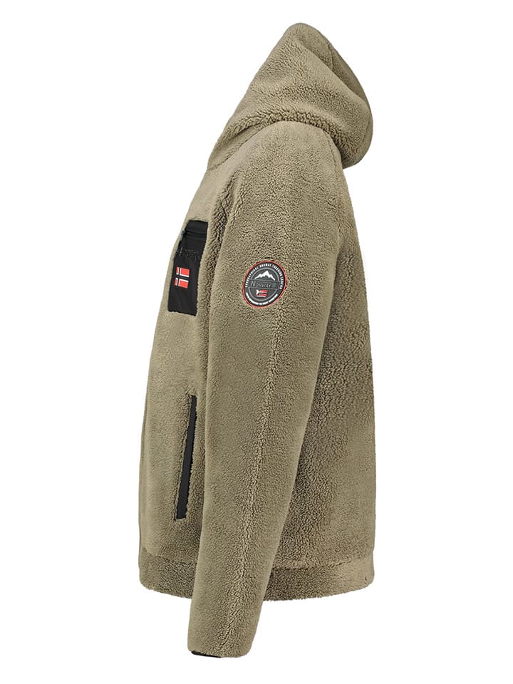 Geographical Norway Fleecejacke in Khaki günstig kaufen