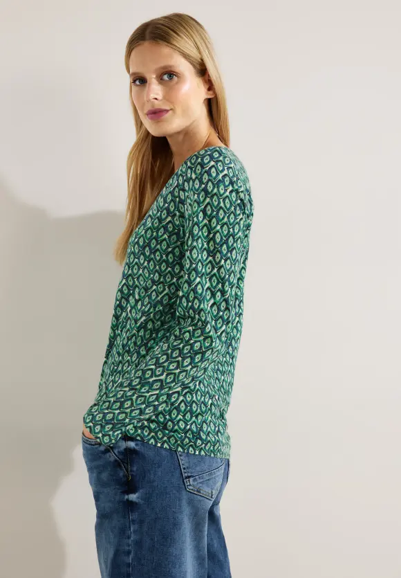 CECIL Tunikashirt mit Minimalprint
