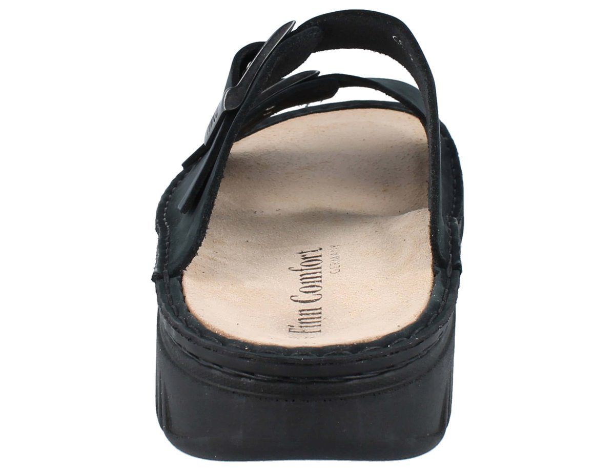 Finn Comfort Cayman Soft, blau, Pantolette Wechselfußbett
