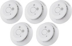 Homematic IP Funk-Rauchwarnmelder mit Q-Label 5er Set Rauchmelder