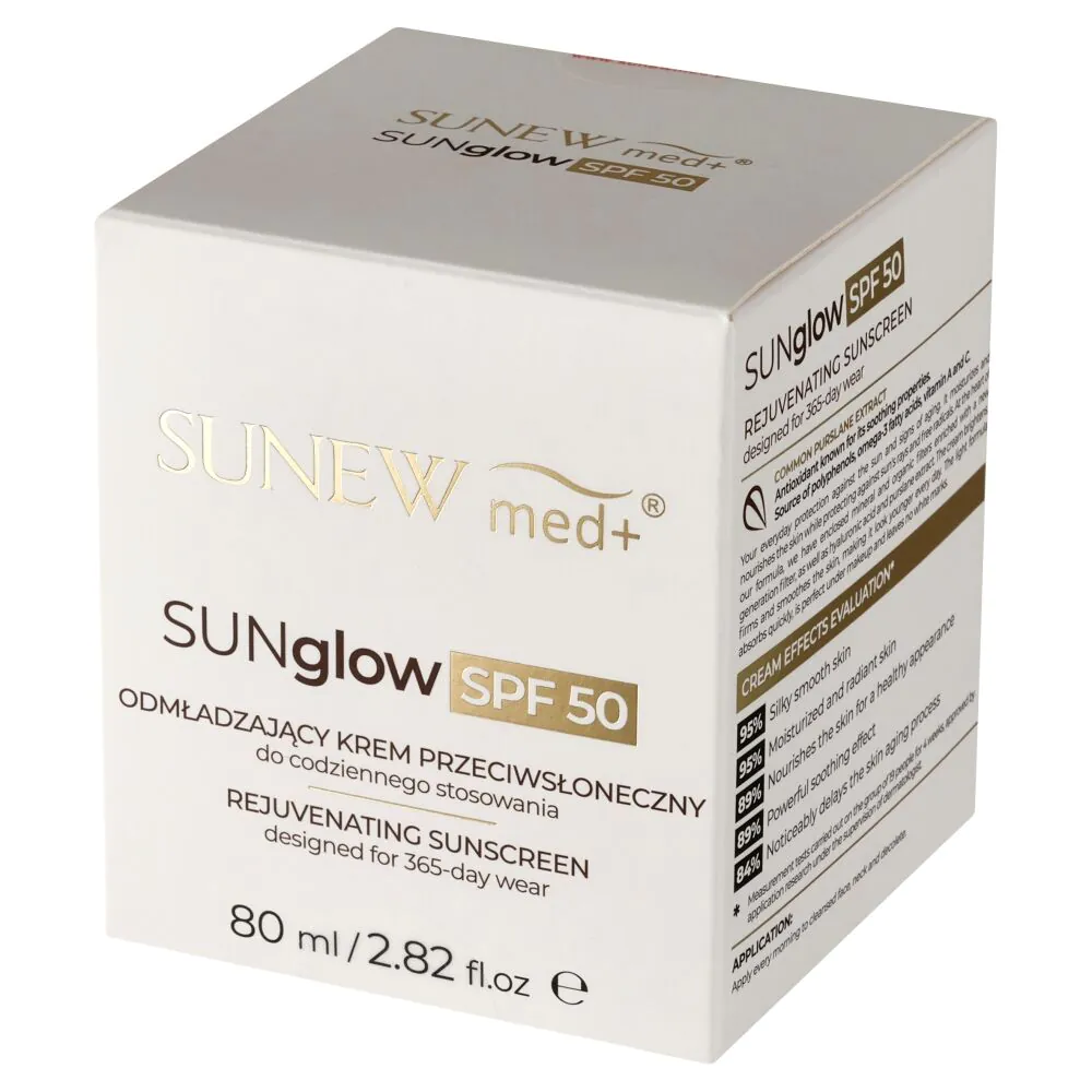 SunewMed+ Sunglow Daglig Solcreme SPF50 80ml