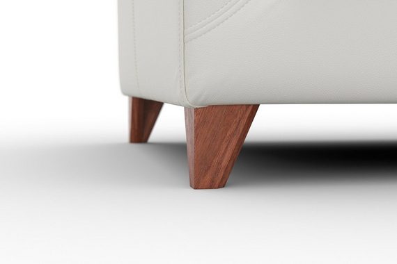 machalke® 3-Sitzer amadeo, Ledersofa mit geschwungenen Armlehnen, Breite 213 cm