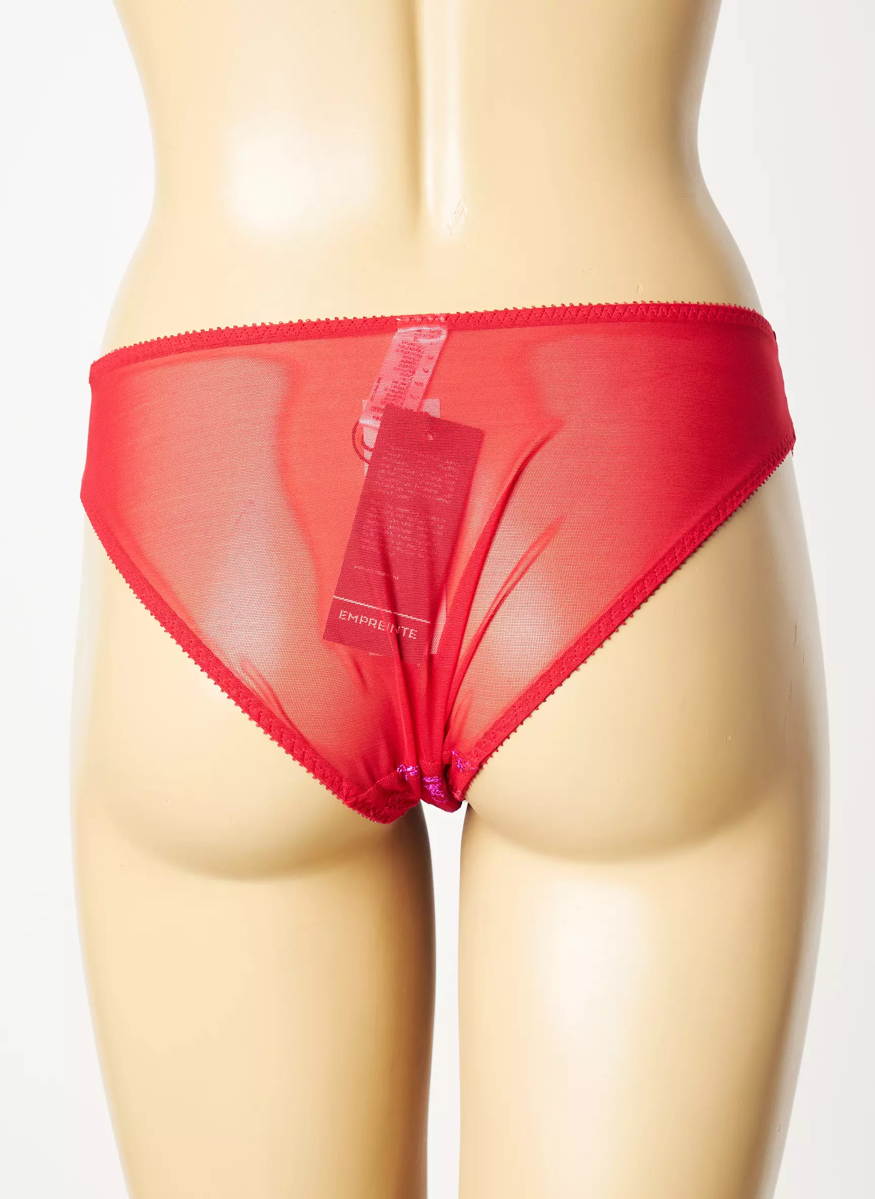 Empreinte Culottes Femme couleur rouge