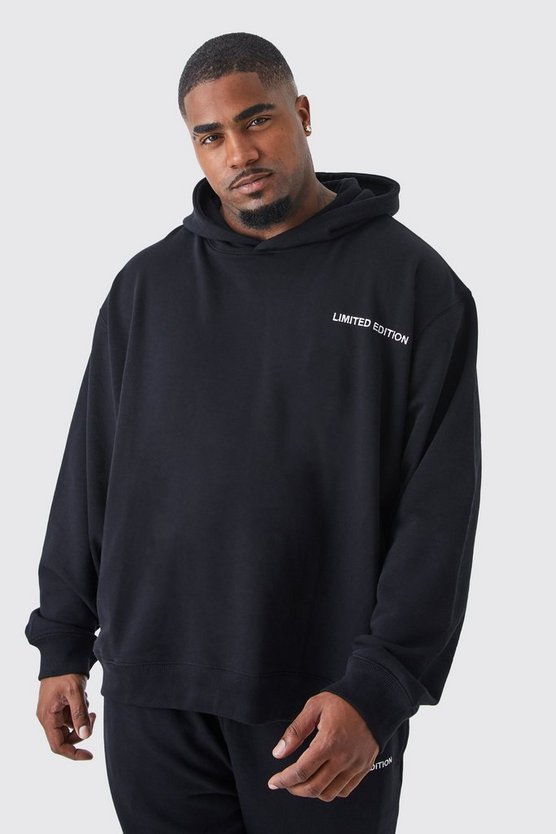 Plus kastiger Oversize Hoodie