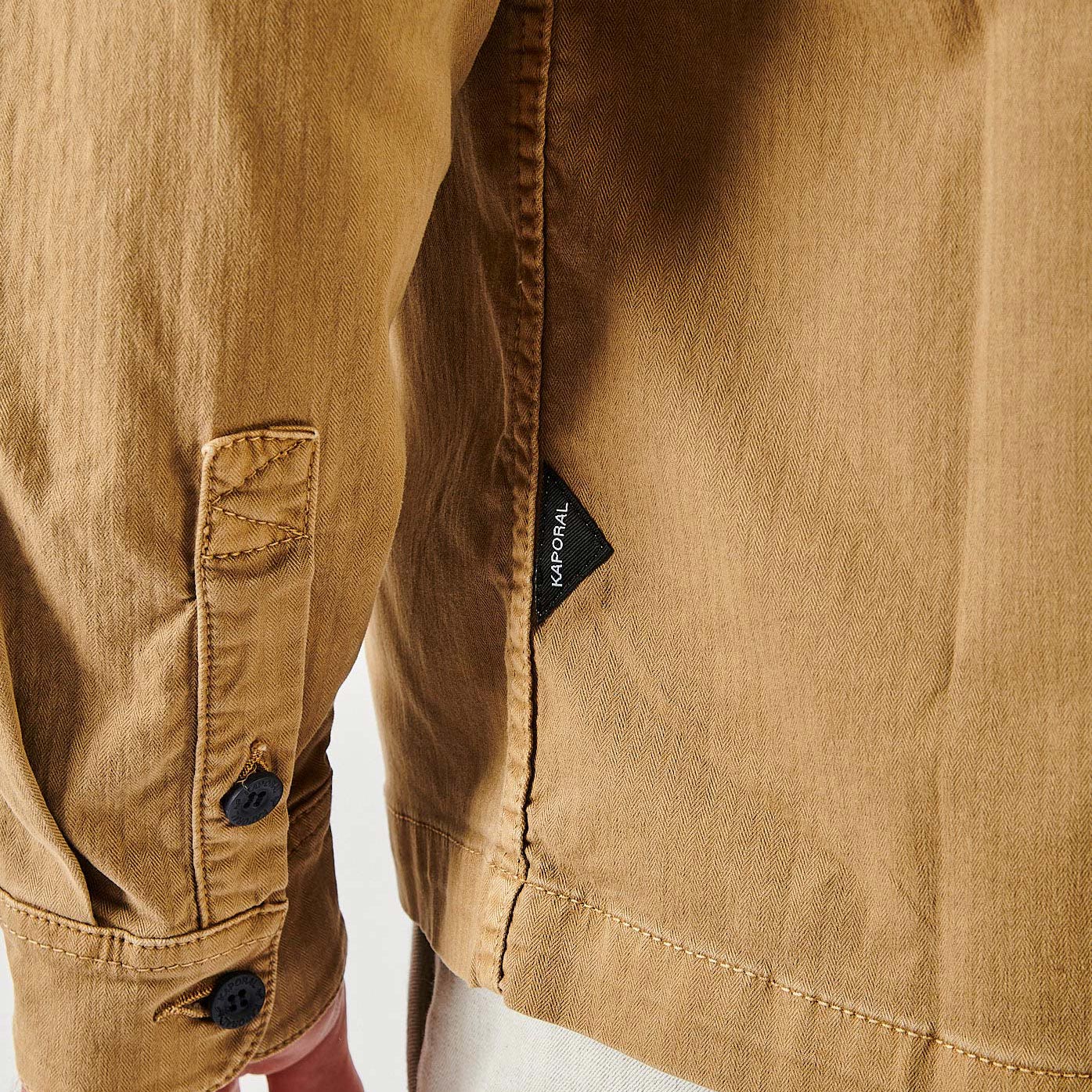 DIKEN  Chemise en jean camel Homme
