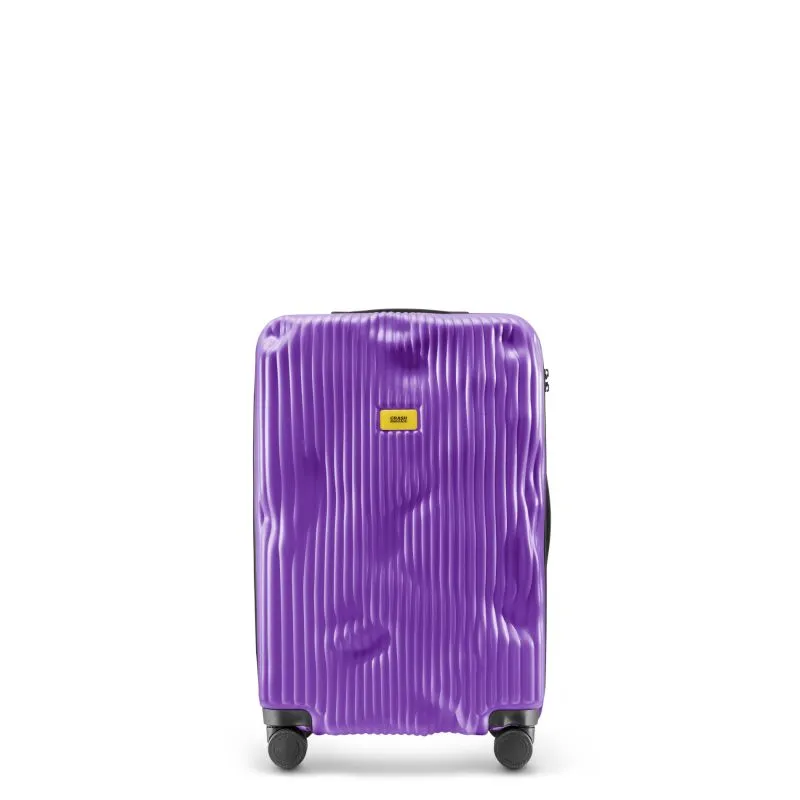 Crash Baggage Stripe Trolley M (68 cm) - Grape Violet