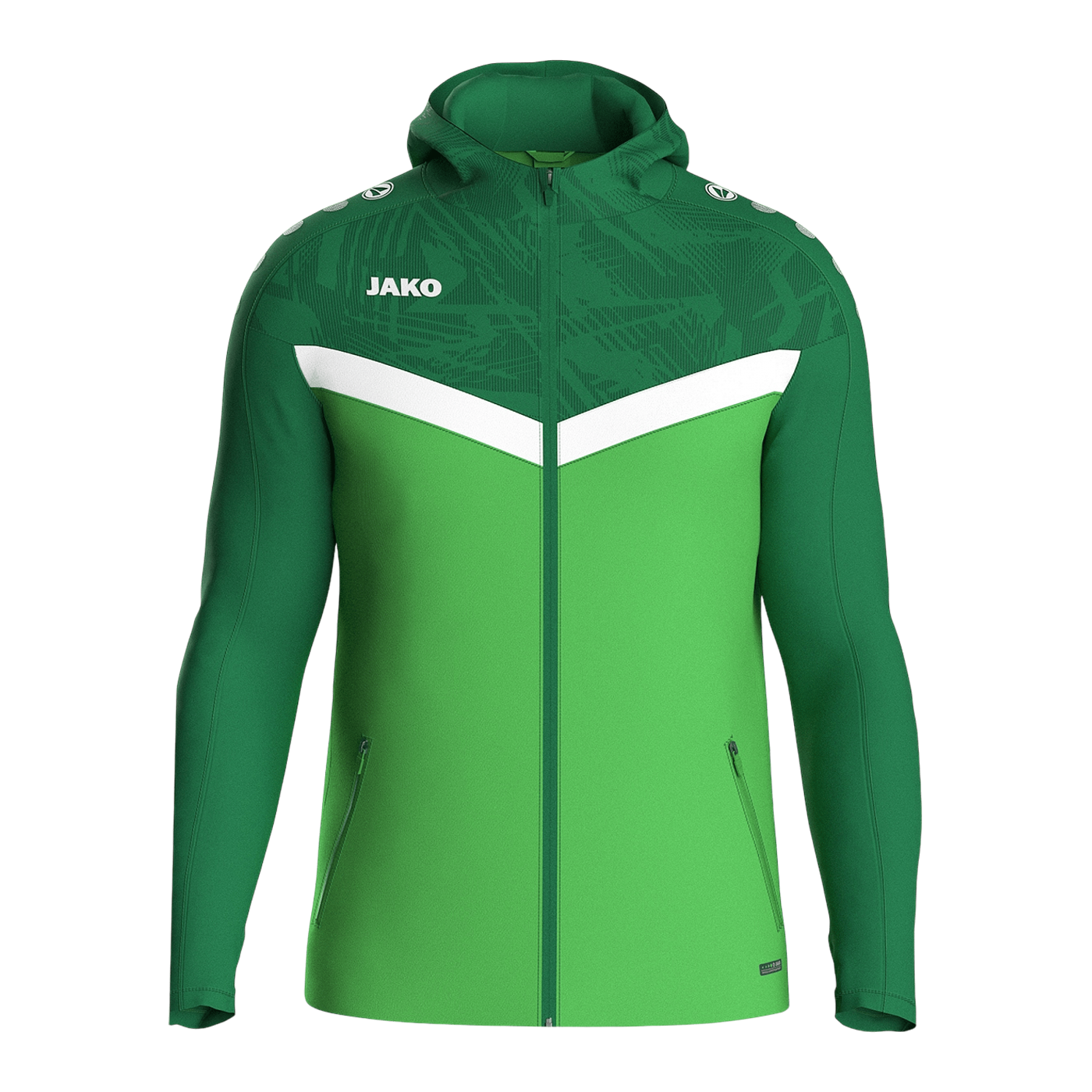 JAKO Icon Kapuzenjacke Kids Grün F222