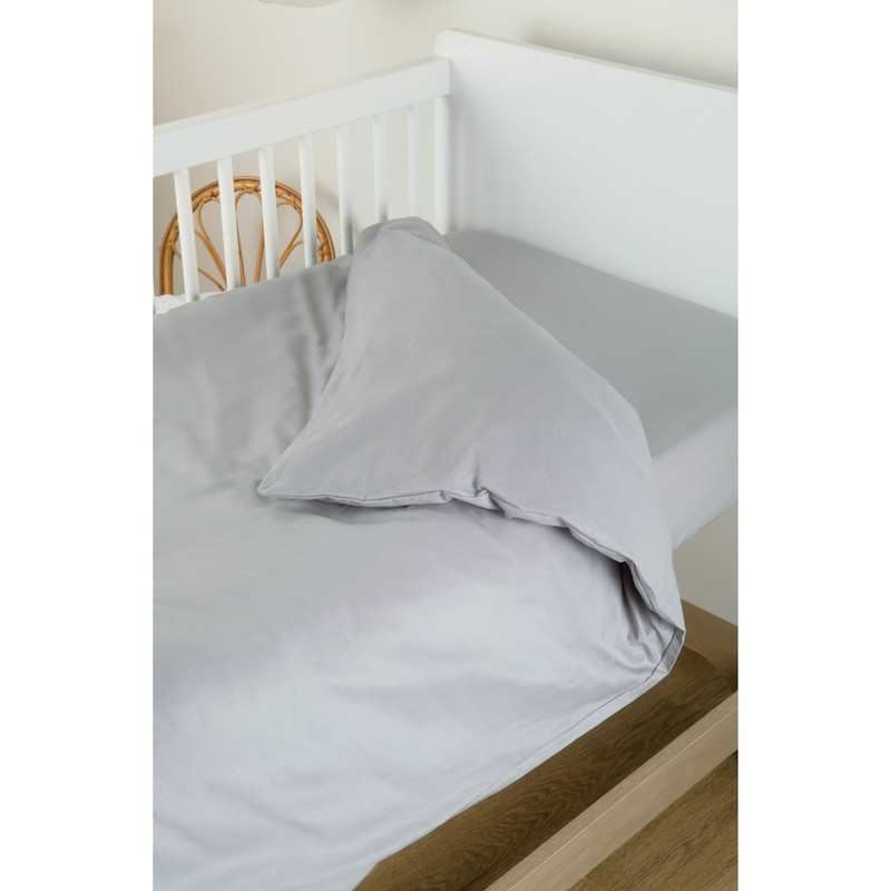 Housse de couette bébé unie en Coton Bio