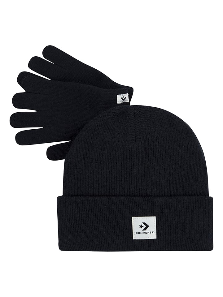 Converse 2tlg. Set: Beanie und Handschuhe 