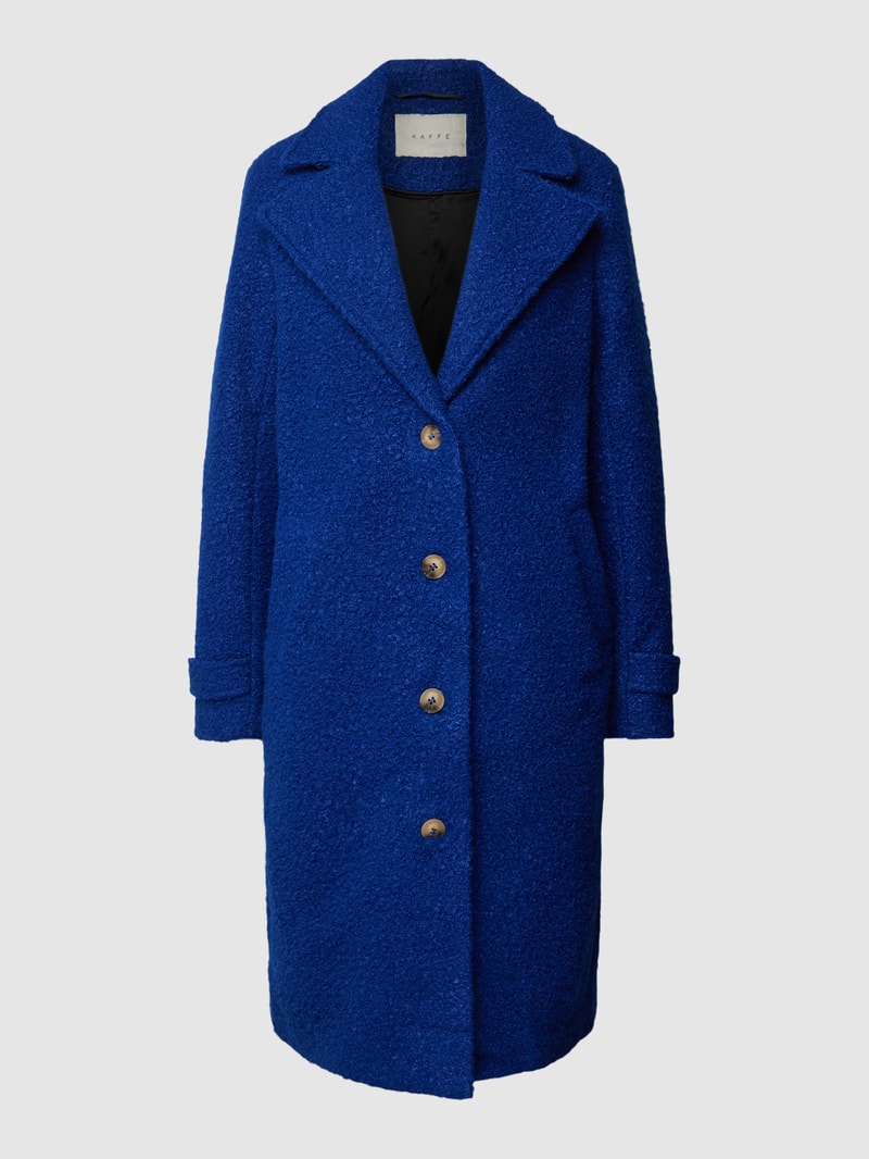 Mantel mit Reverskragen Modell 'Anne' in royalblau