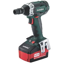 Avvitatore a impulsi senza fili Metabo 602205650 SSW18LTX 400 BL 18V 5.2Ah agli ioni di litio senza spazzole