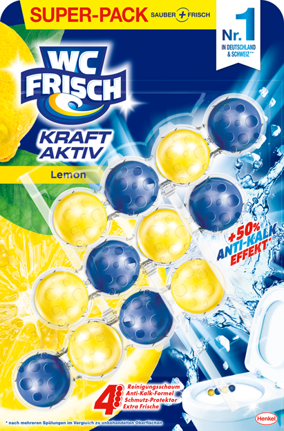 WC Frisch Kraft Aktiv Duftspüler Lemon Trio