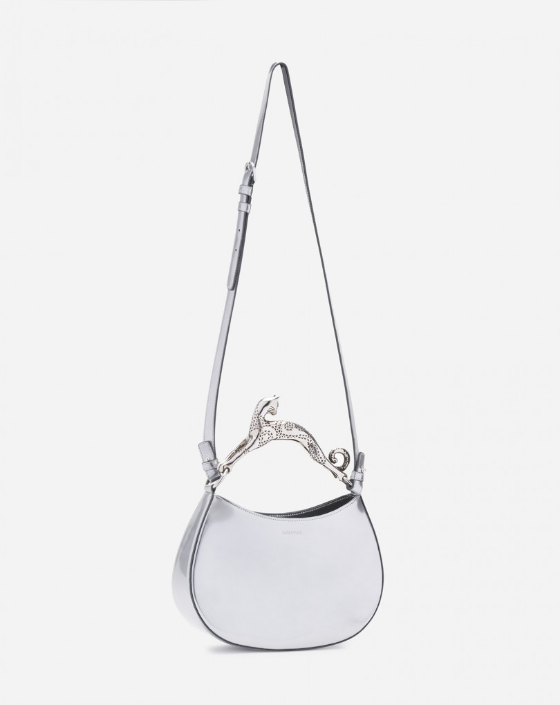 SAC HOBO CAT PM EN CUIR MÉTALLISÉ