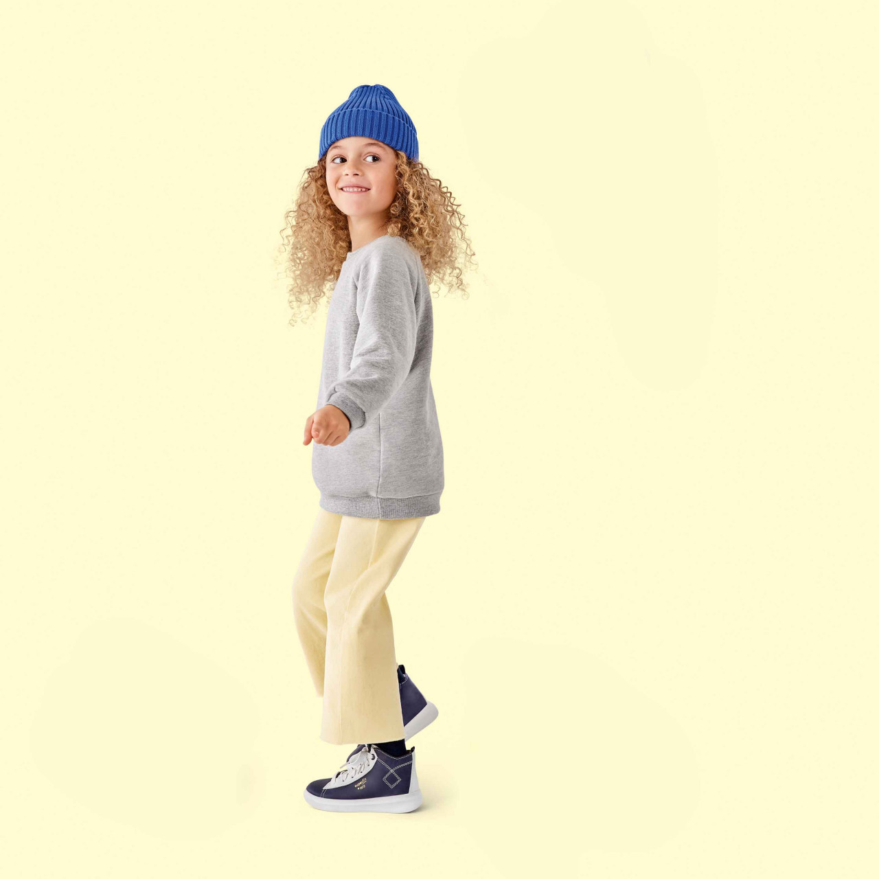 COSMO - Blau/WeißSneaker high mit Schnürung