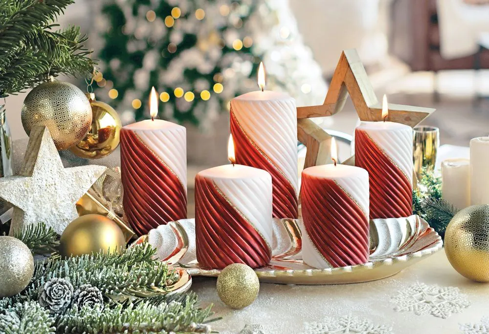 Artman Candles Caroline Duo Bordo - Mirisna parafinska svijeća 1 kom.