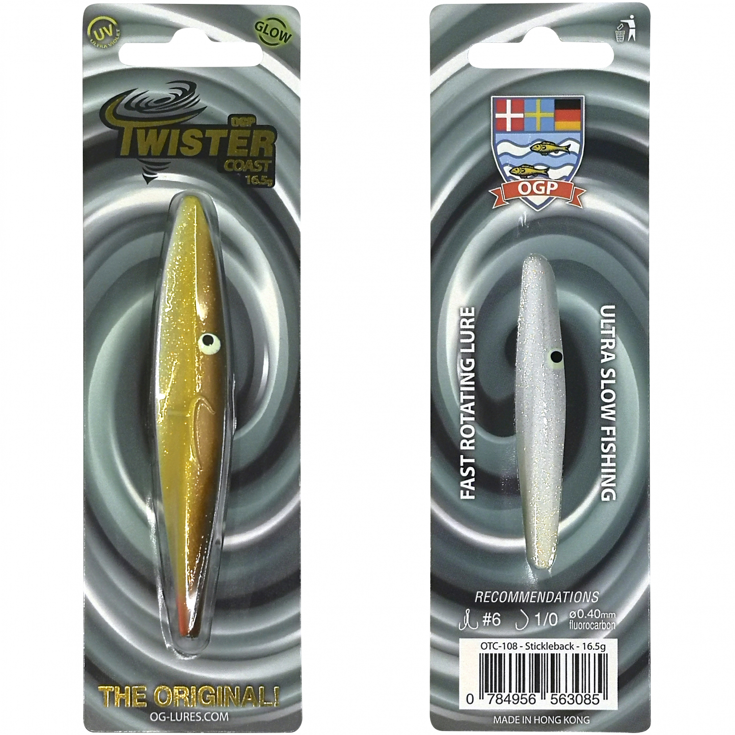 OGP Inline-Köder Twister Coast (Stickleback)