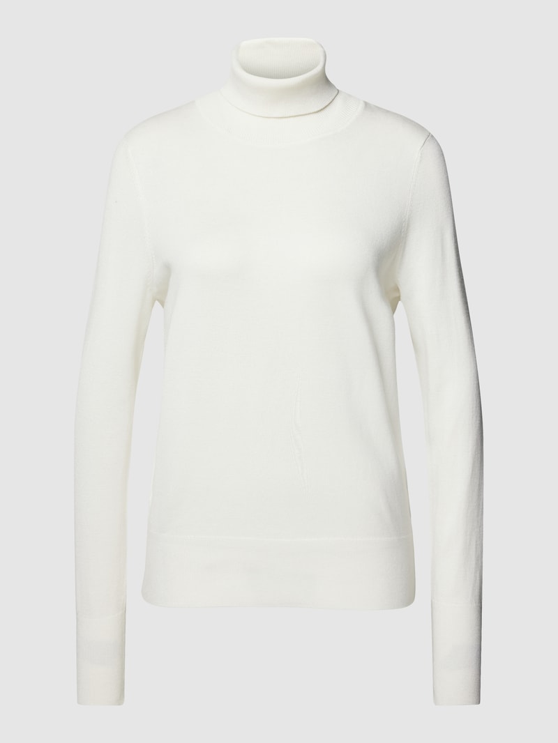 Longsleeve mit Rollkragen in offwhite