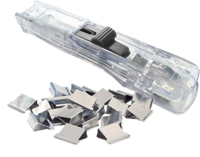Rapesco Supaclip Clip-Spender Kunststoff, Metall Silber 21 mm