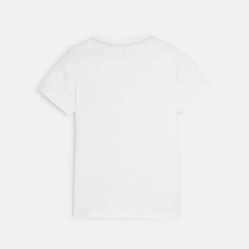 T-shirt basique manches courtes blanc garçon