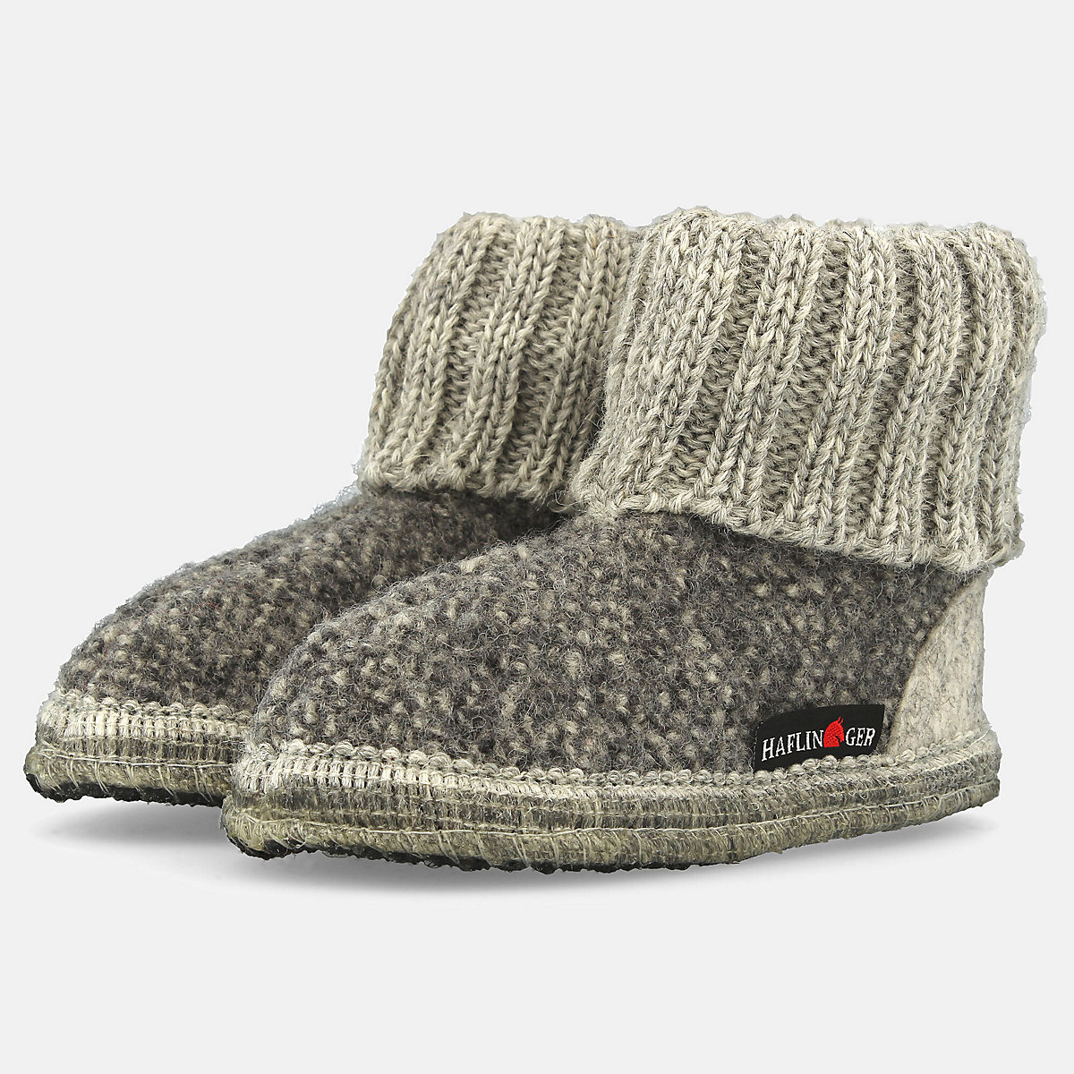 Kinder Hüttenschuh 1898 mit Kragen aus reiner Schurwolle